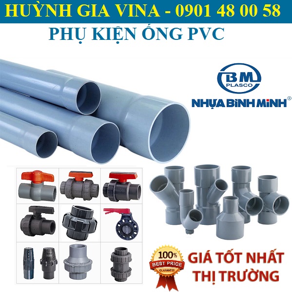 PHỤ KIỆN ỐNG PVC BÌNH MINH ( HỆ INCH )